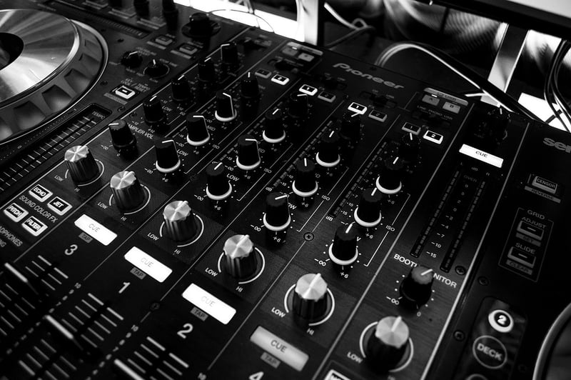 DJ at work